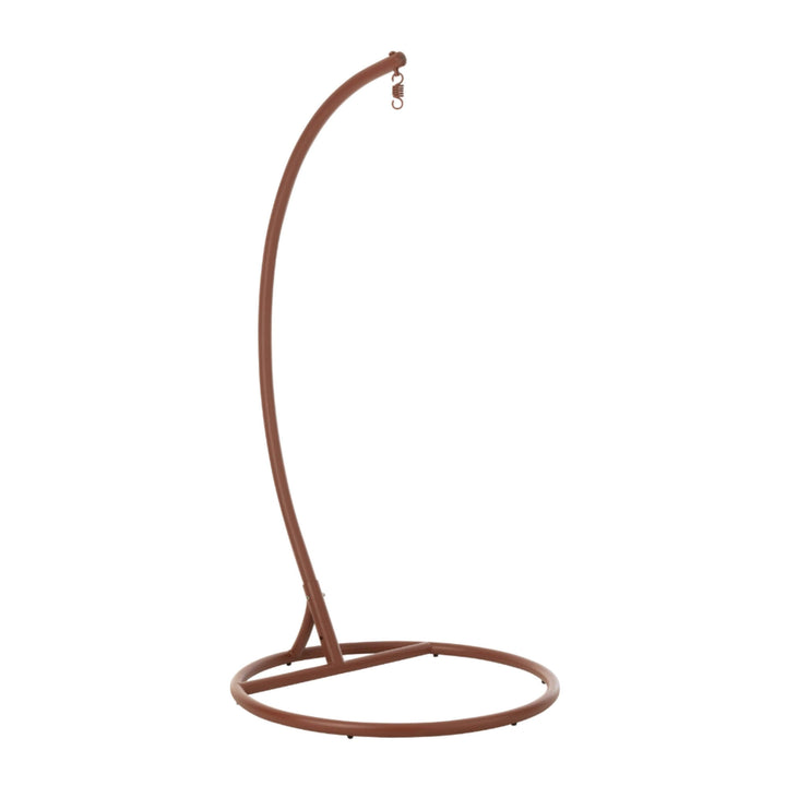 Hanging chair steel base with circular footing