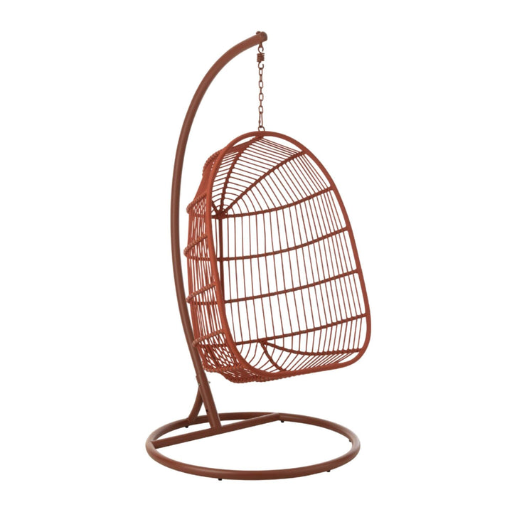 Steel hanging chain and curved support structure