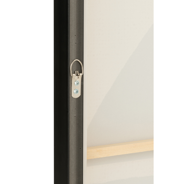 Side detail showing the slim profile and framing of the Equilibrio Painting.