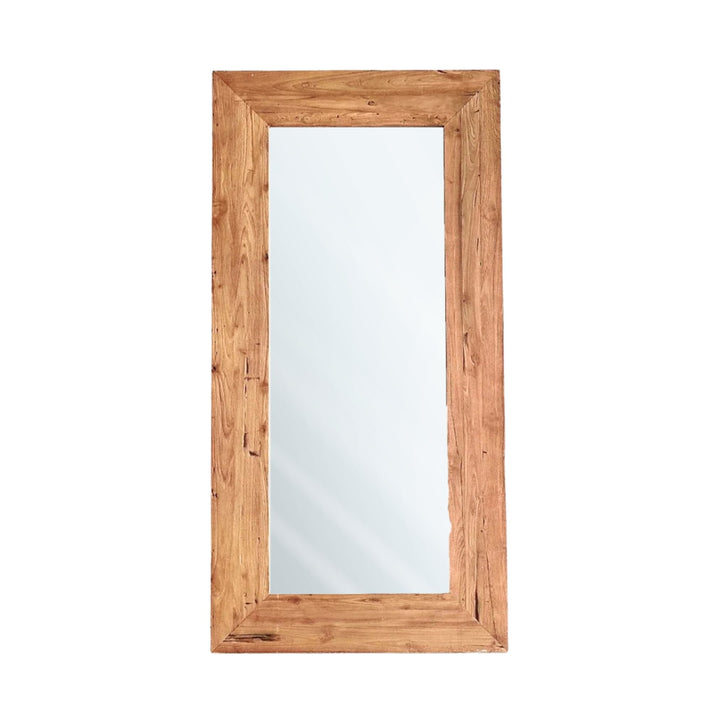 Erised Teak Wood Mirror with reclaimed teak frame.