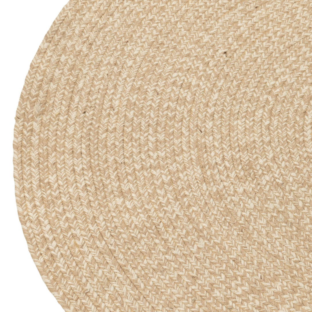 Close-up of the Fiona Outdoor Rug’s natural woven pattern.