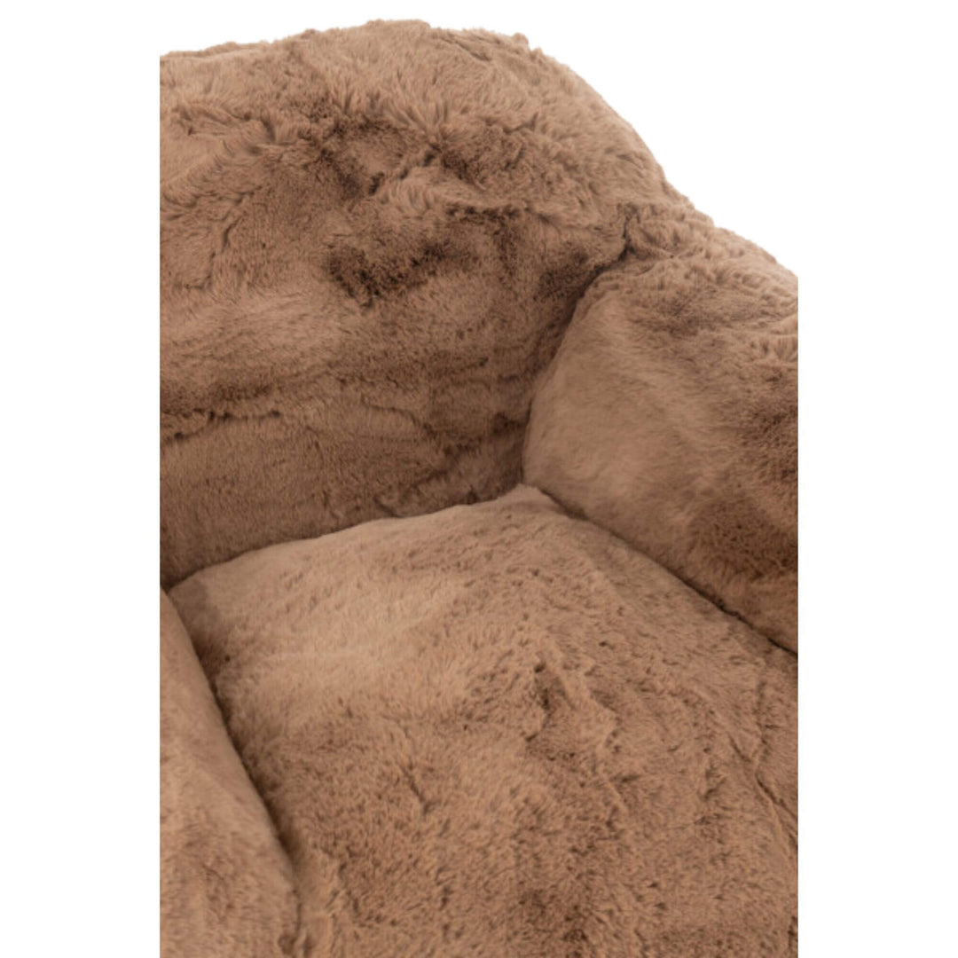 Detailed close-up of the Fluff Sofa’s seating surface and soft finish.