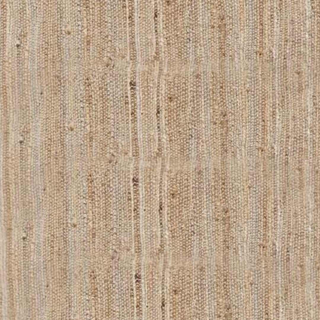 Close-up detail of the Ghana Jute Headboard highlighting the handcrafted jute weave.