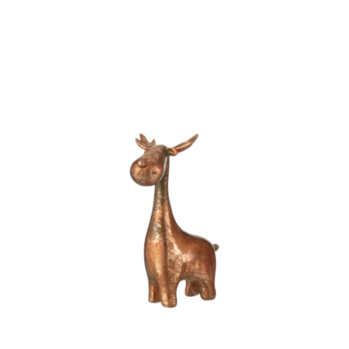 Small Guizzo Copper Deco Figure with smooth sculpted details.