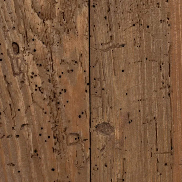 Close-up detail of wooden door