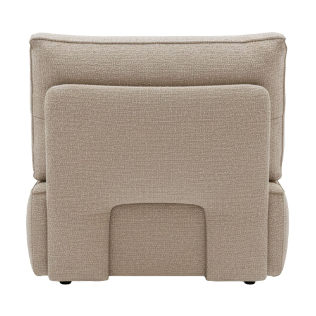 Rear view of a single Hera module showing seat, back and base detail.