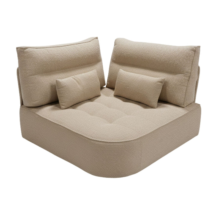 Front view of a Corner Hera module showing seat, back and base detail.