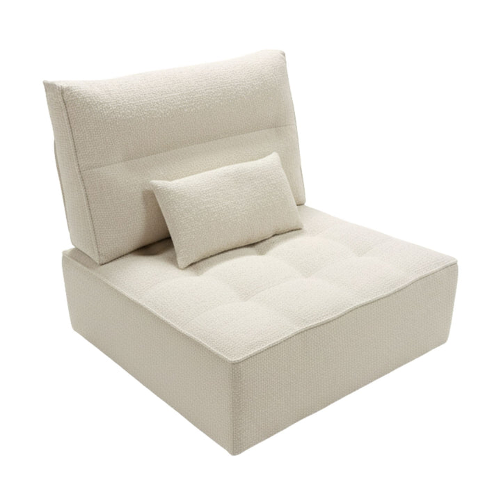 Angled view of a single Hera module showing seat, back and base detail.