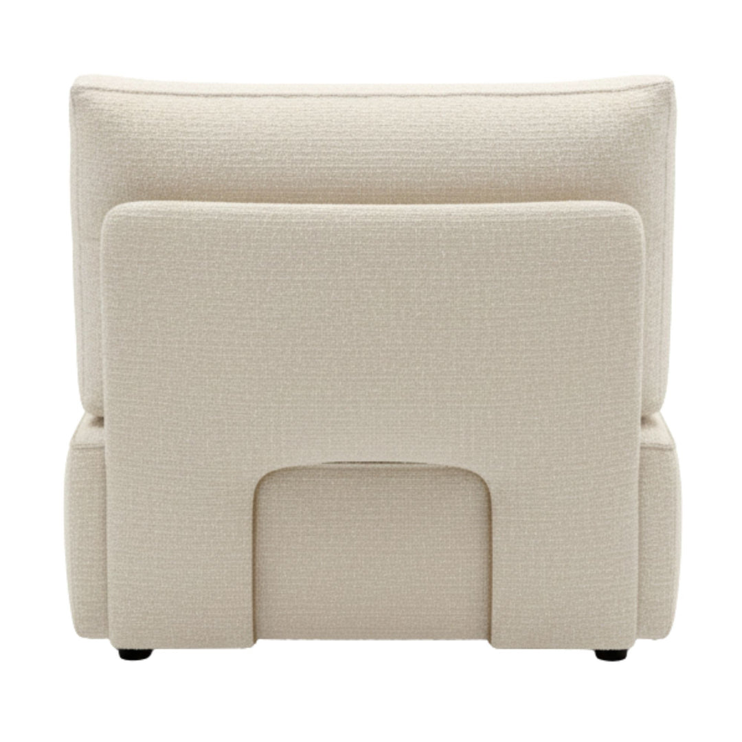 Rear view of a single Hera module showing seat, back and base detail.