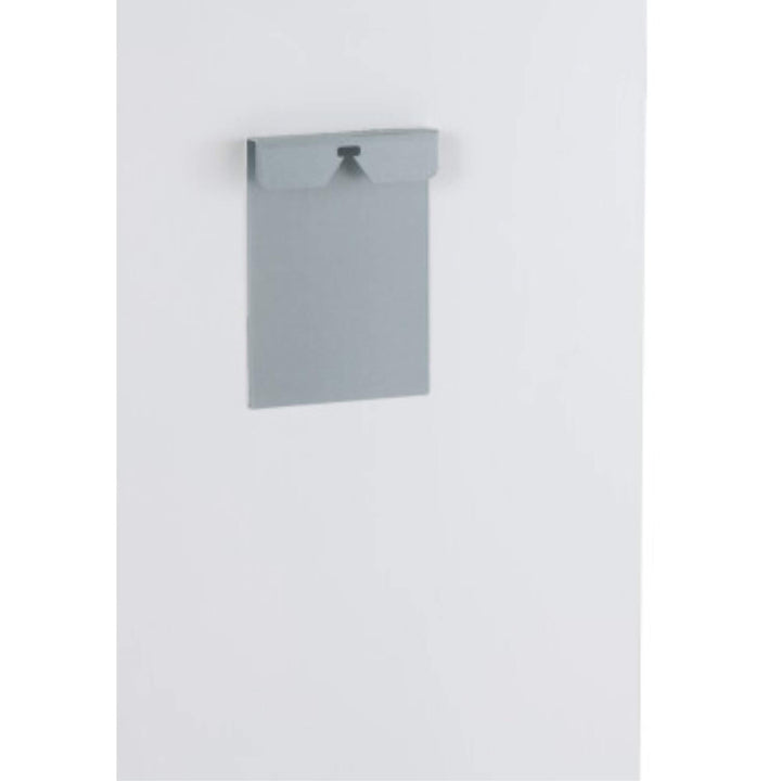 Back view of Highlands Black Painting showing secure metal wall mount.