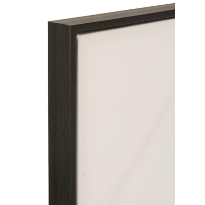 Close-up of framed Highlands II Painting showing fine canvas texture and corner detail.