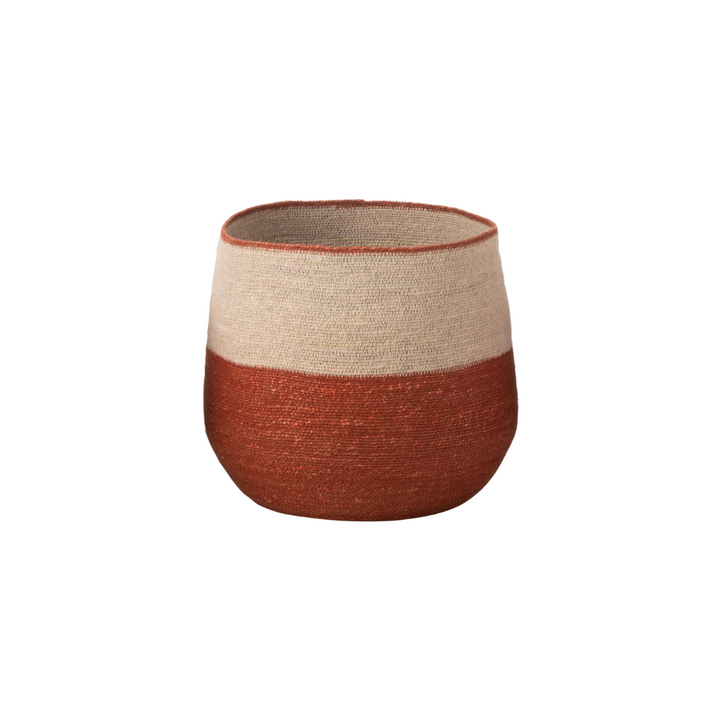 Medium Hurgada rush basket showing two-tone banding