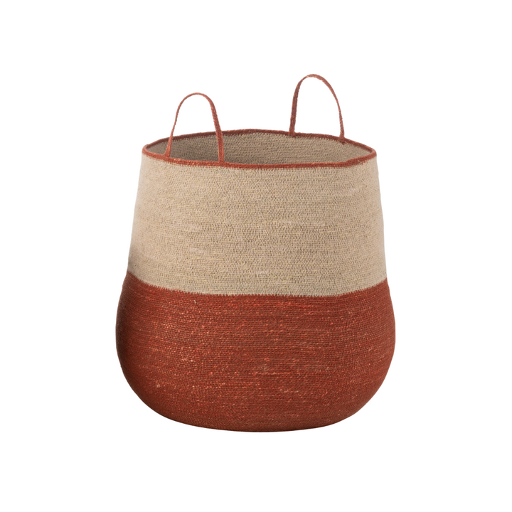 Large Hurgada basket with tall profile and handles