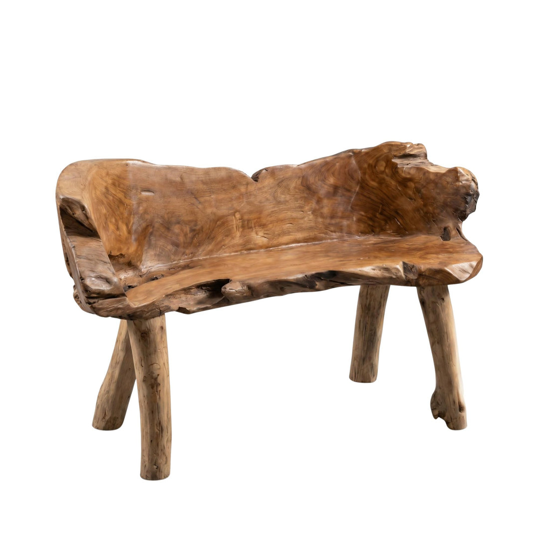 ISHA TEAK ROOT WOOD BENCH