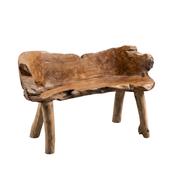 ISHA TEAK ROOT WOOD BENCH