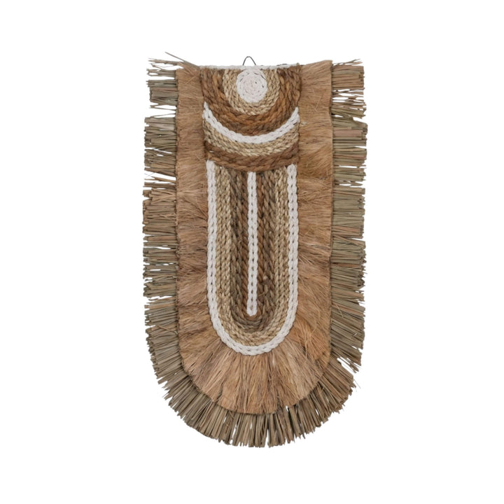 Kalalao collection wall deco hanging with fringes on a white background