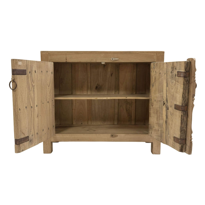 Open view of the Kalap Buffet showing interior storage space.