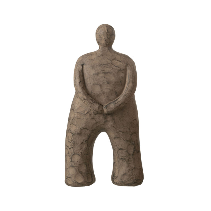 Front view of the Kano ceramic figure showcasing its minimalist human silhouette.