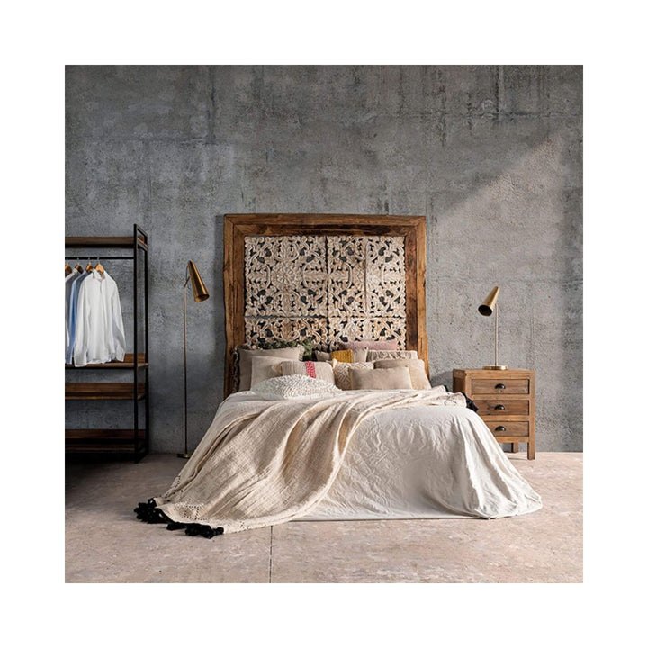 Kavya Wall Panel — large handcrafted wooden decor for elegant interiors.