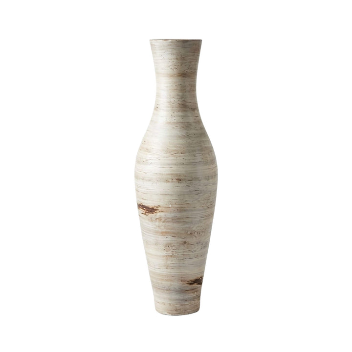 Single Large Labra terracotta pot isolated on white background highlighting its handcrafted form.