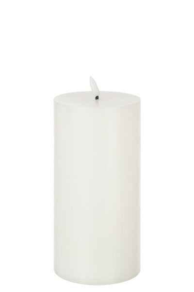 Lit 2XL Led Candle White on white background