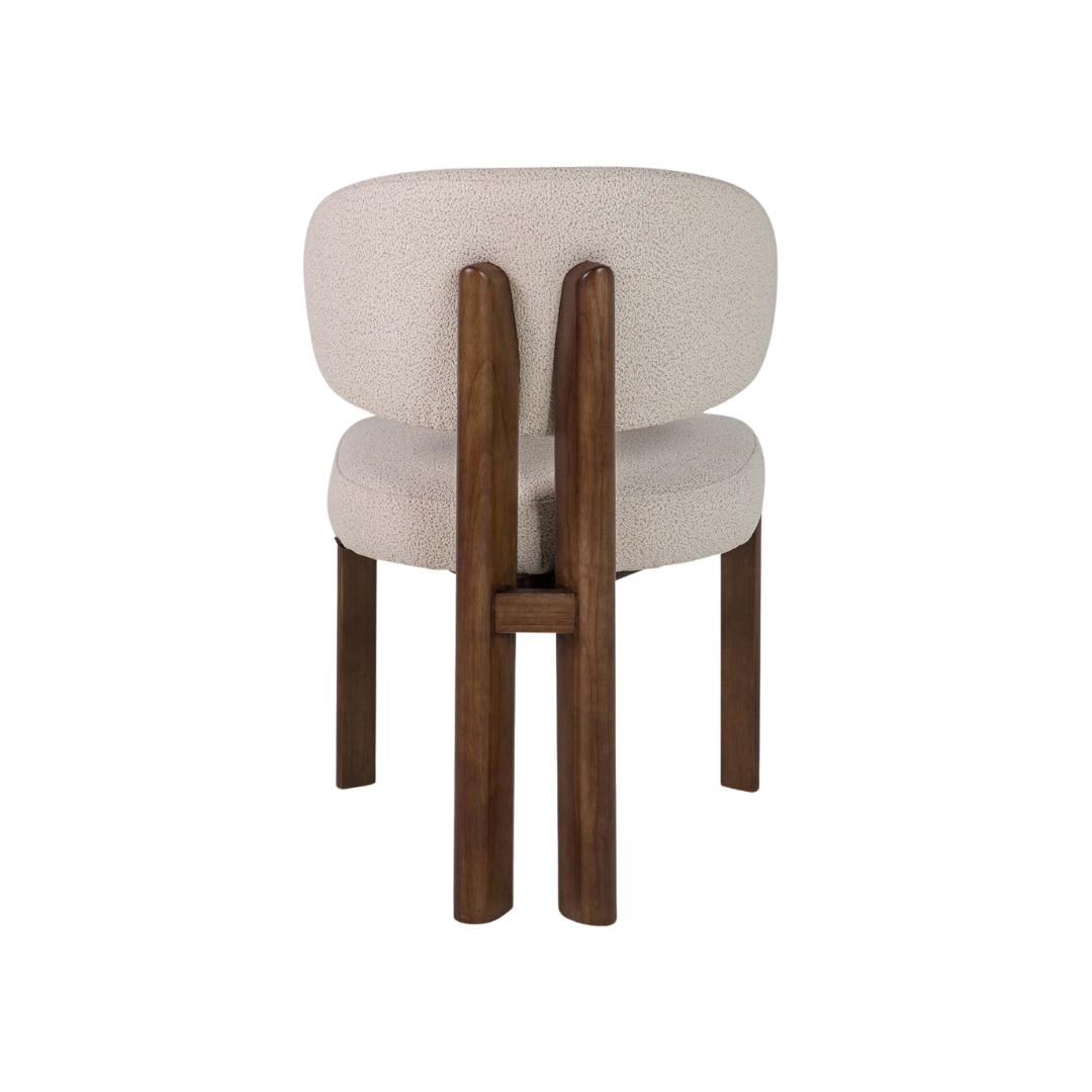 Pair of Lina dining chairs placed together in dining setting