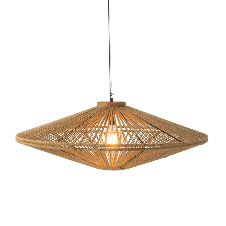 Lit Large Magna ceiling lamp in white background