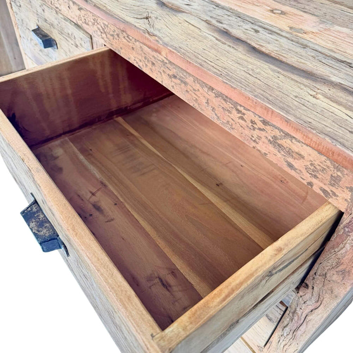 Inside view of top drawer