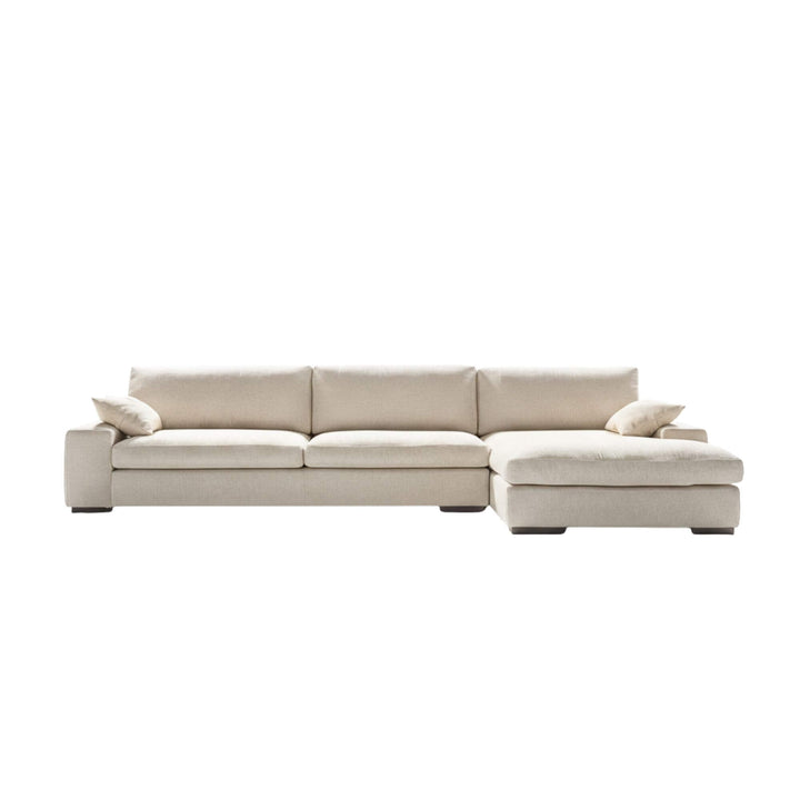 Beige Milano sofa on a white background