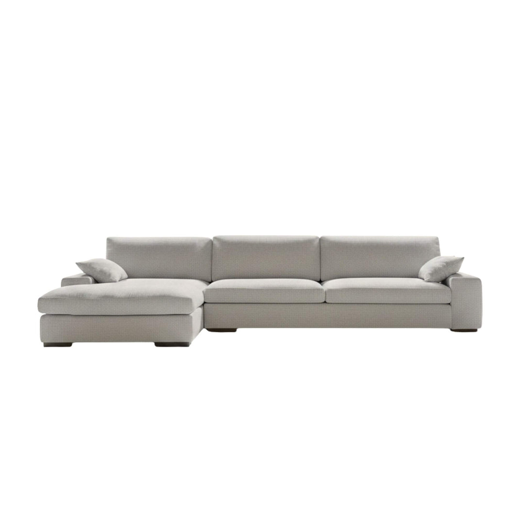 Grey Milano sofa on a white background