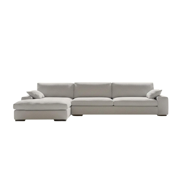Grey Milano sofa on a white background