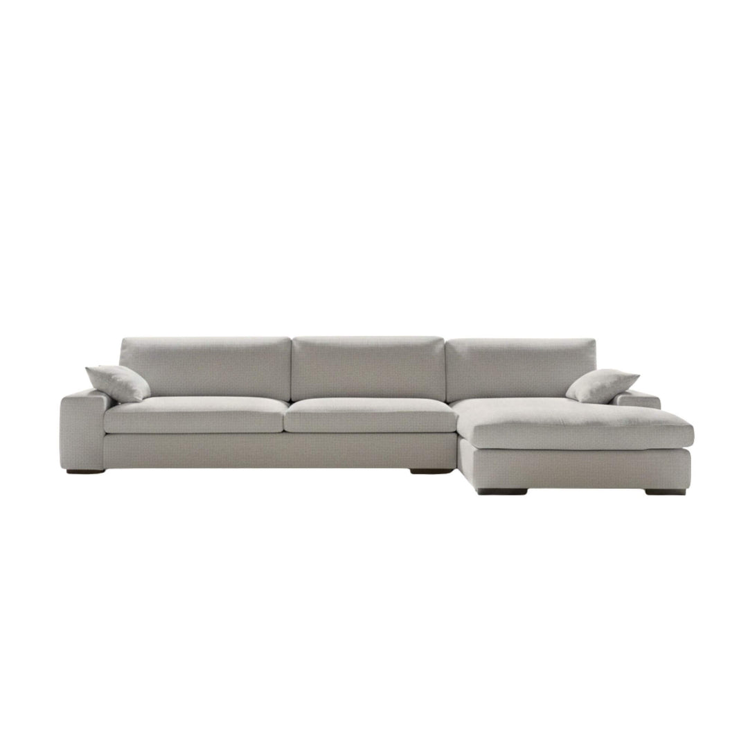 Grey Milano sofa on a white background
