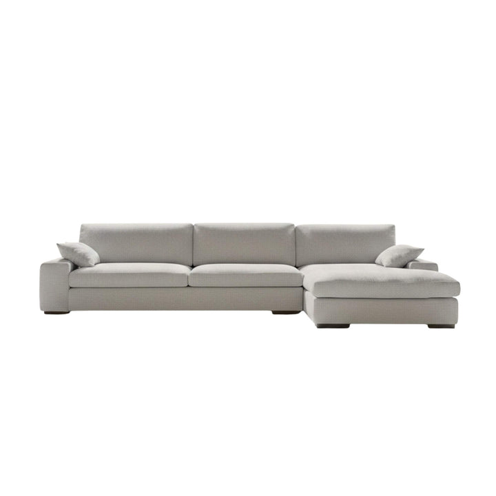 Grey Milano sofa on a white background