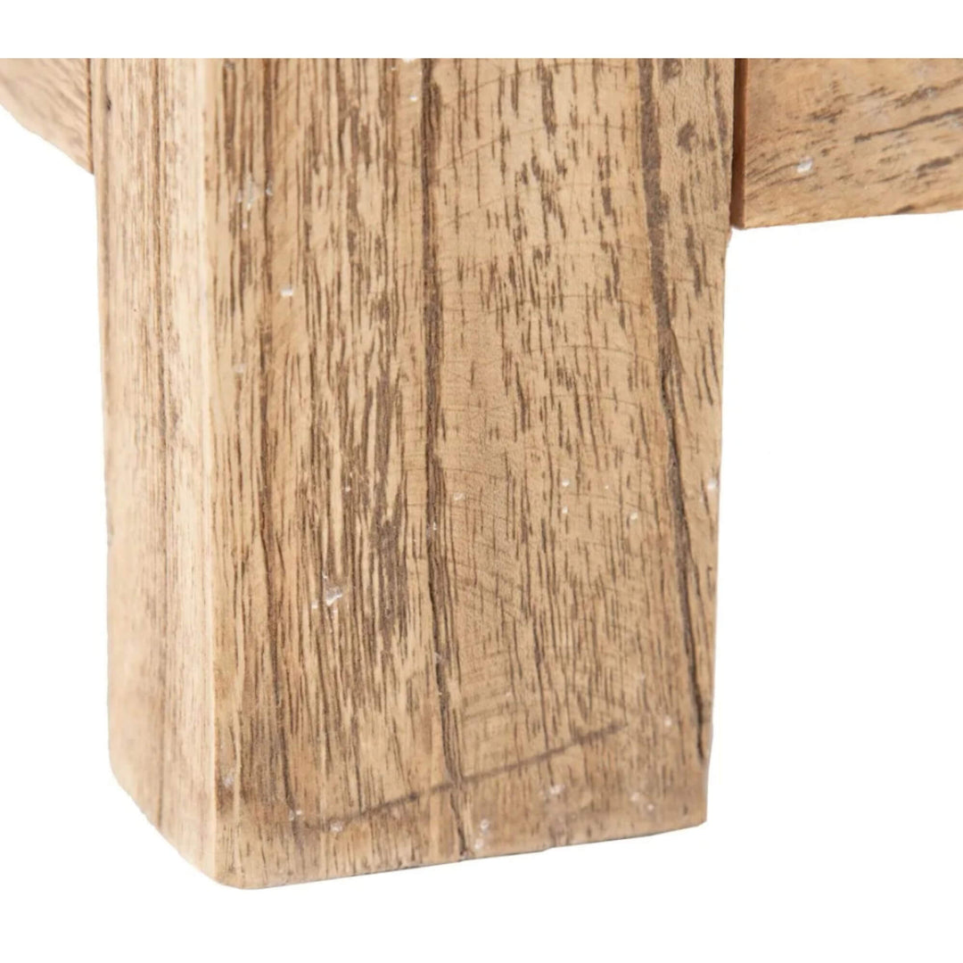 Close-up of mindi leg details