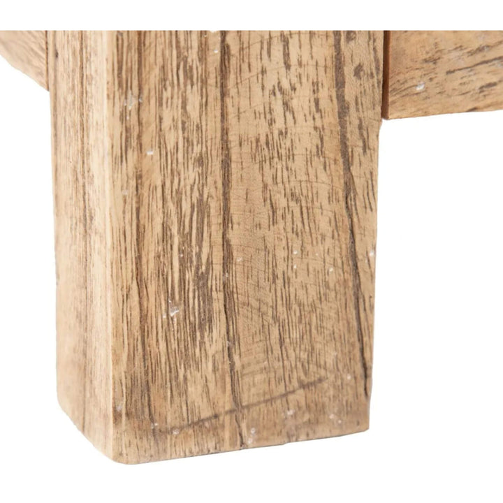 Close-up of mindi leg details
