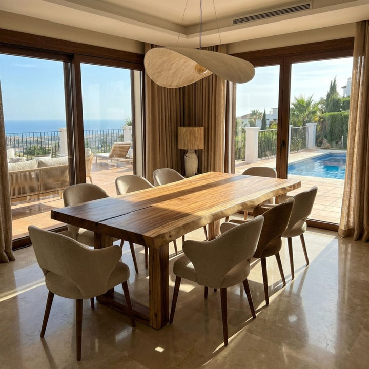 MOTU NUI SUAR WOOD DINING TABLE