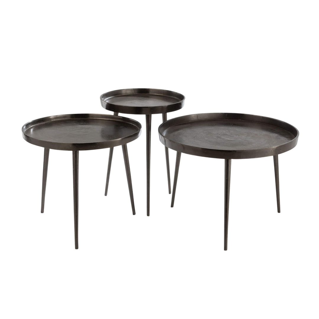Set of three Neo coffee tables in small, medium, and large sizes