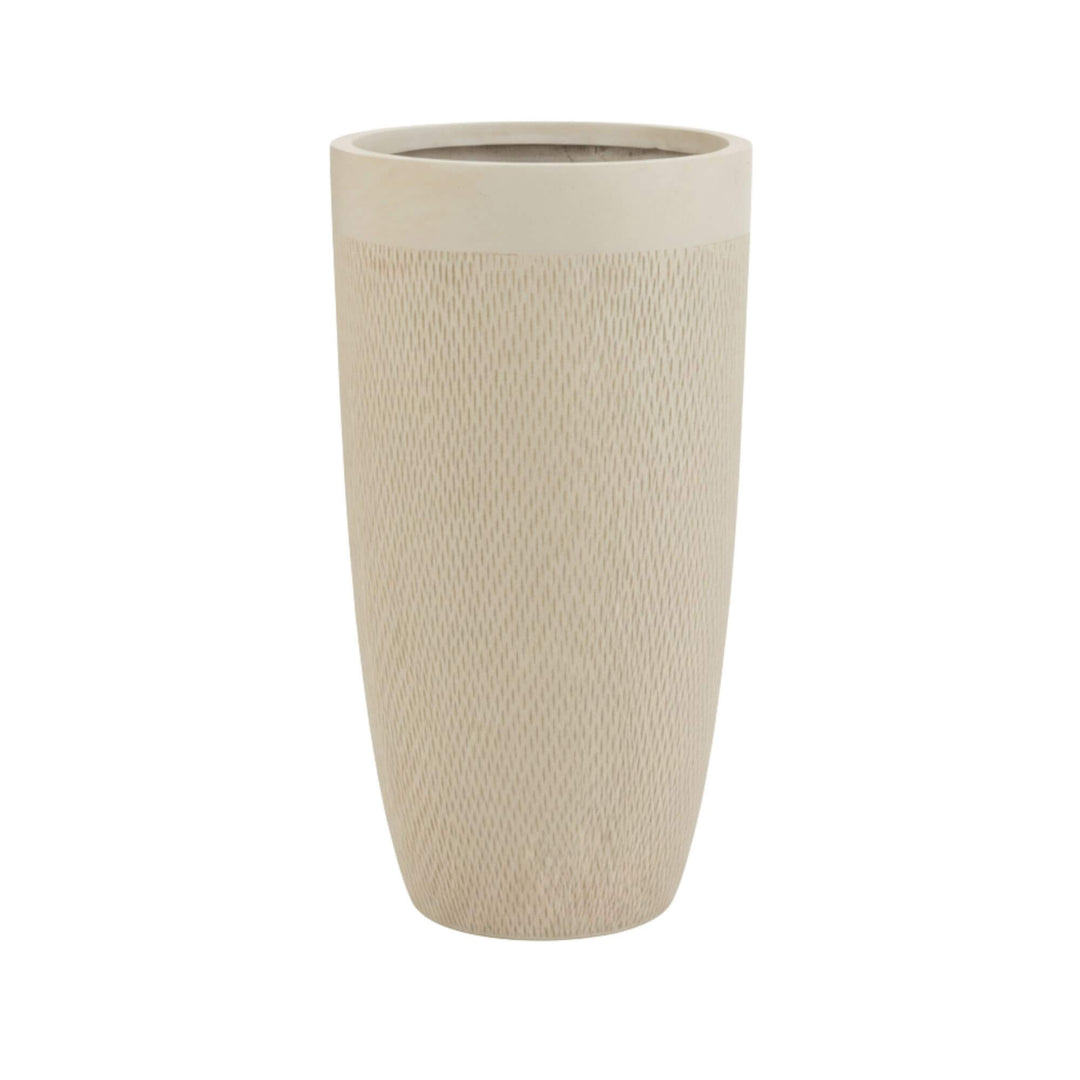 Medium New Ceramic Pot with textured finish.