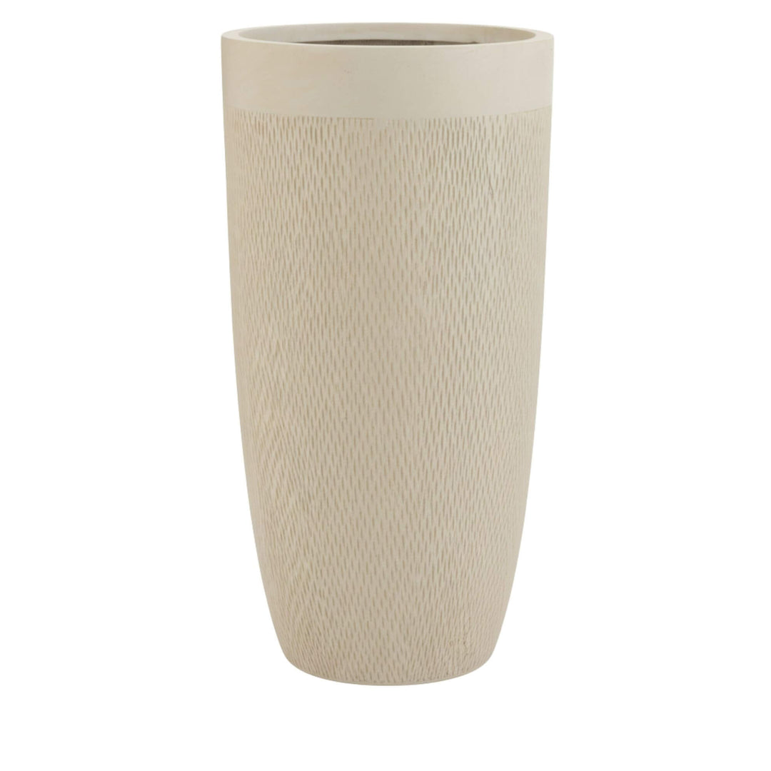 Medium New Ceramic Pot with textured finish.