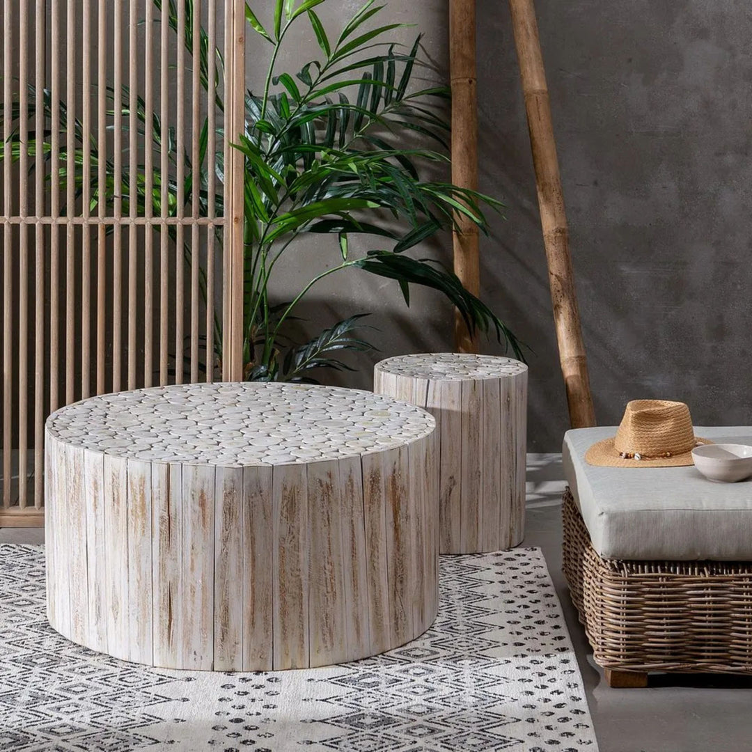 Styled interior setting featuring the Nikko coffee table as a natural centerpiece in a living space.