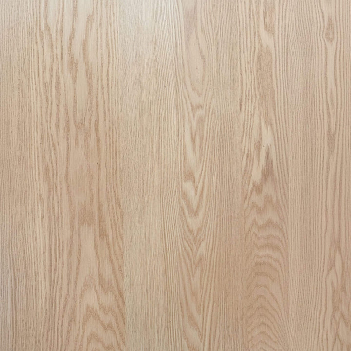 OAK WOOD ROUND DINING TABLE | X-LEGS