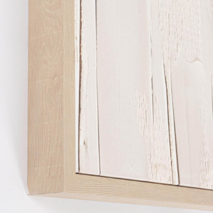 Close-up detail of the canvas surface highlighting textured brushstrokes.