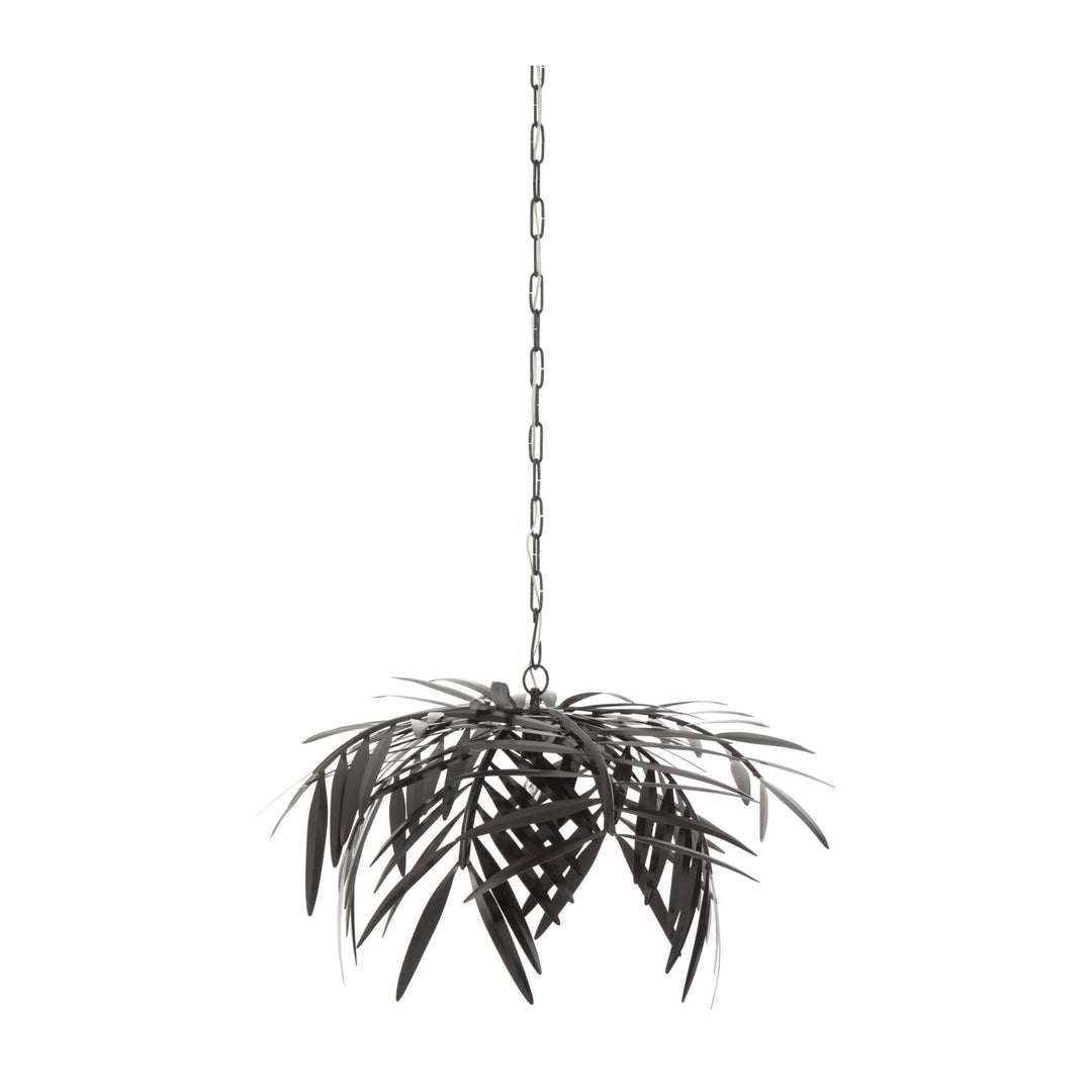 Palmera Ceiling Lamp with chain on a white background