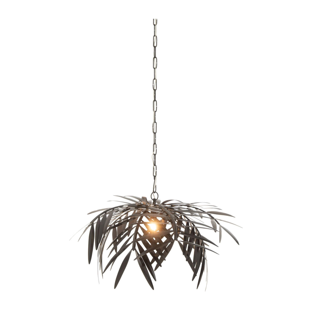 Palmera ceiling lamp with leaf-like design on a white background