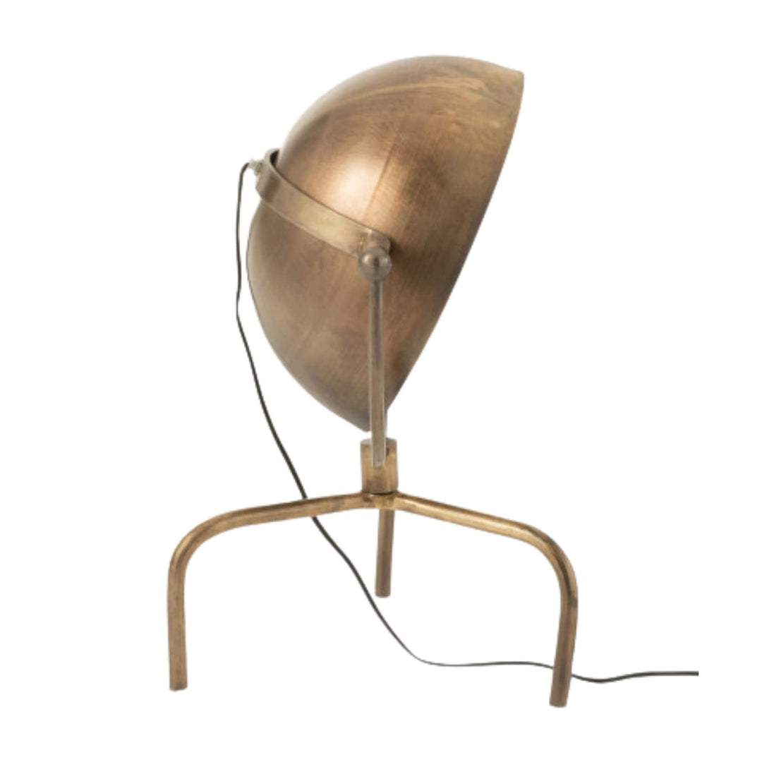 Side view of Pix table lamp showing adjustable spotlight head.