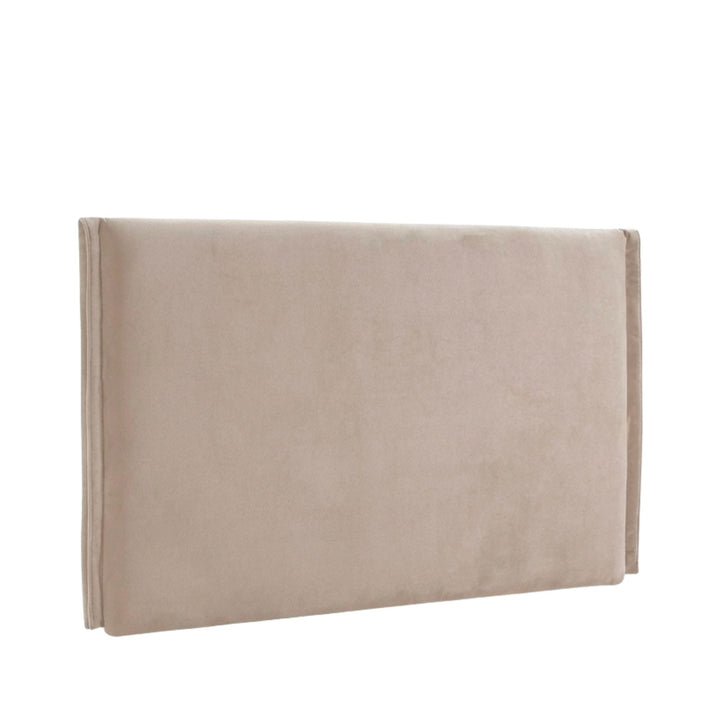 Upholstered Positano Headboard with clean lines and minimalist design.