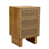 MADURA BEDSIDE TABLE | 3 DOORS | NATURAL 45X36X65CM