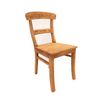 BATAUGA TEAK ROUND DINING CHAIR | 44X50X85CM