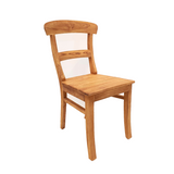 BATAUGA TEAK ROUND DINING CHAIR | 44X50X85CM