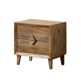 BULAN BEDSIDE TABLE | 50X33.5X50.5CM
